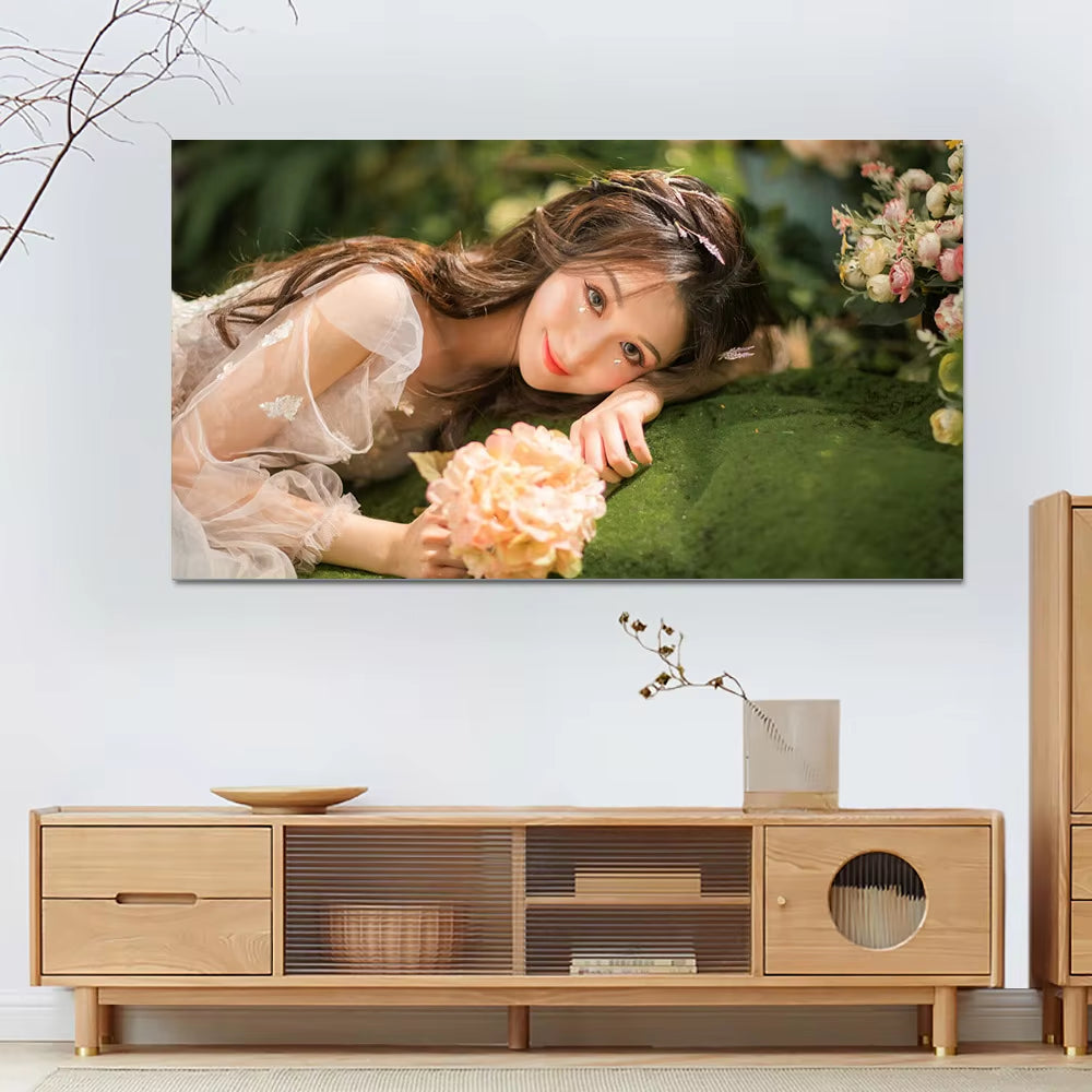 High Brightness Reflective Projector Screen 60 100 130 Inch 16:9 Fabric Cloth Projection Screen for Espon Benq TD96 Home Beamer