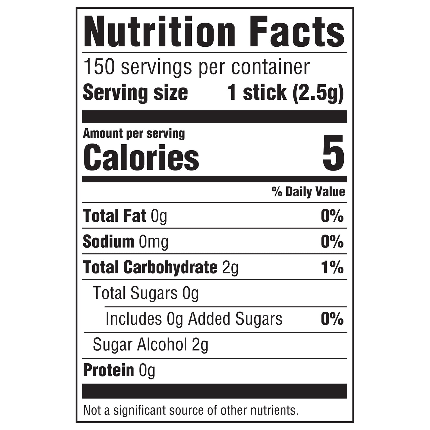 Extra Sugar Free Chewing Gum, Spearmint, Slim Pack, 15 Sticks, 10-Count