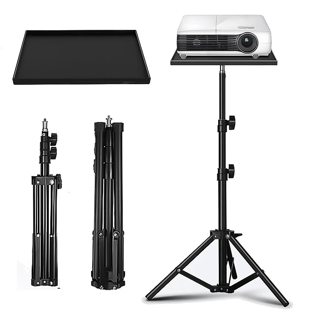 Projectors Tray 1/4In Thread Tripod Tray Universal Laptop Projector Tripod Stand Height Adjustable Floor Projector Stand