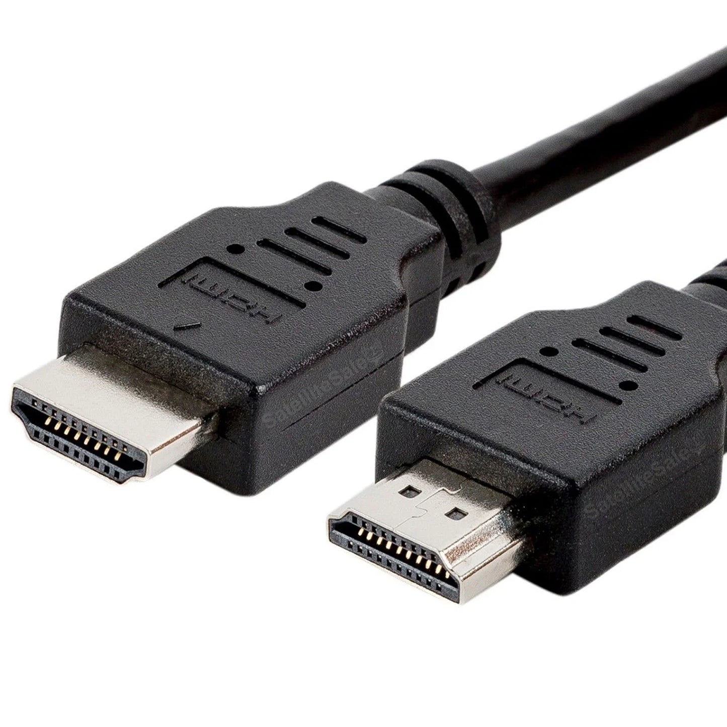 Pack of 2 Digital 2.0 HDMI 4K Cables PVC Black Cord Universal Wire by  6 Feet