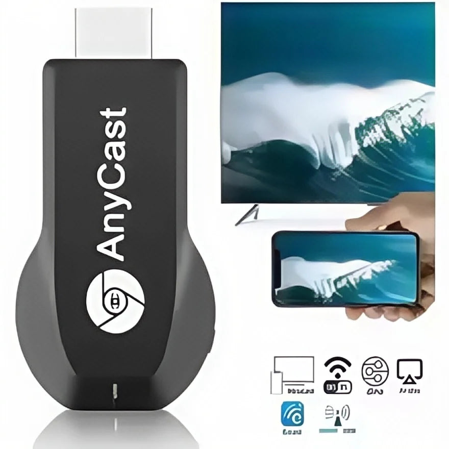 M2Plus Wireless Display Adapter 4K/1080P HDMI Dongle – Screen Mirroring for TV, Phone, Tablet | Supports Airplay, DLNA, Miracast